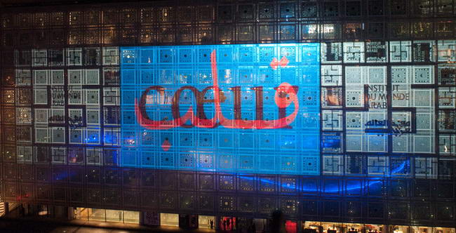 c-album Institut Monde Arabe mur